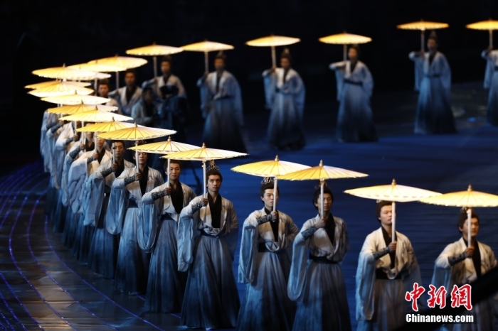 杭州亚运会开幕式数字烟花点亮绿色未来