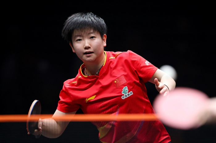 孙颖莎反手蜕变后三夺世界杯 蒯曼快变打法成新