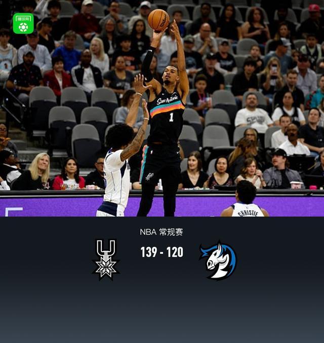 文班亚马砍40分率队大胜